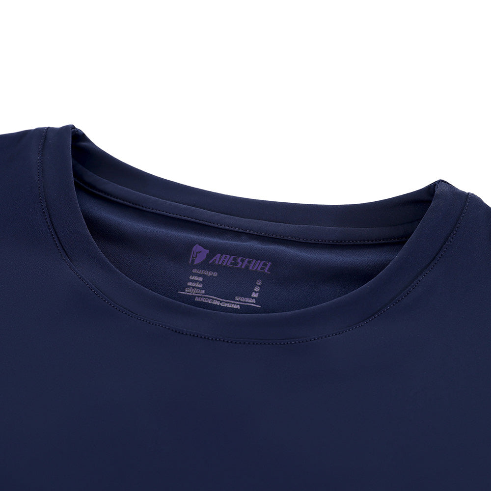 ARESFUEL Men's Active Running Shirt Short Sleeves